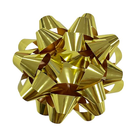 Michaels, 10" Gold Galaxy Bow by Celebrate It™ – Category: Gift Ribbon & Bows